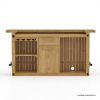 Picture of Clewiston Outdoor Bar Cabinet with Mini Fridge Space
