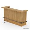 Picture of Clewiston Outdoor Bar Cabinet with Mini Fridge Space