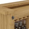Picture of Clewiston Outdoor Bar Cabinet with Mini Fridge Space