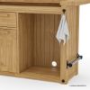 Picture of Clewiston Outdoor Bar Cabinet with Mini Fridge Space