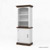 Picture of Morven Solid Wood White Bookcase with Door