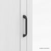 Picture of Morven Solid Wood White Bookcase with Door