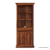 Picture of Lithia Tall Solid Wood Bookcase with Door