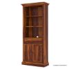 Picture of Lithia Tall Solid Wood Bookcase with Door