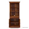 Picture of Lithia Tall Solid Wood Bookcase with Door