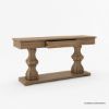 Picture of Largo Rustic Farmhouse 70 Inch Console Table with Drawer