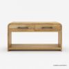 Picture of Okeechobee Waterfall Curved Console Table with Drawers