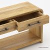 Picture of Okeechobee Waterfall Curved Console Table with Drawers