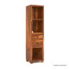 Picture of Colton Solid Wood Tall Narrow Bookcase with Drawers (73")