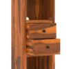 Picture of Colton Solid Wood Tall Narrow Bookcase with Drawers (73")