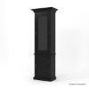 Picture of Altadena Tall Black Glass Door Bookcase with Cabinet (84")