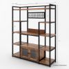 Picture of Starke 5 Shelf Traditional Kitchen Bakers Rack with Storage