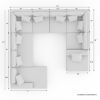 Picture of Laytonville Modular U shaped Sectional Sofa with Chaise