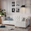 Picture of Idyllwild Mid Century Modern 3 Seat Sofa Couch With Chaise