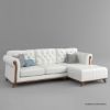 Picture of Idyllwild Mid Century Modern 3 Seat Sofa Couch With Chaise