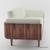 Picture of Hemet Living Room 3 Seater Mid Century Modern Sofa