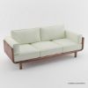 Picture of Hemet Living Room 3 Seater Mid Century Modern Sofa