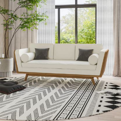 Picture of Tehama 3 Seater Mid Century Modern Sofa