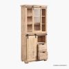 Picture of Stockton Barn Door Display Cabinet with Drawers
