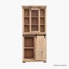 Picture of Stockton Barn Door Display Cabinet with Drawers