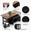 Picture of Medora Farmhouse Solid Wood Kitchen Island Table