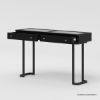 Picture of Cobb Modern Black Makeup Vanity Desk with stool