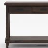 Picture of Antwerp Dark Wood Console Table with Storage