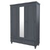 Picture of Marysville Solidwood Large Mirrored Armoire Wardrobe