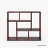 Picture of Benicia Wooden Geometric Open Shelf Bookcase (40")