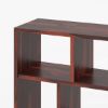 Picture of Benicia Wooden Geometric Open Shelf Bookcase (40")