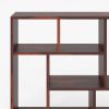 Picture of Benicia Wooden Geometric Open Shelf Bookcase (40")