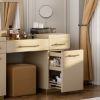 Picture of Lafayette Two Tone Modern Mirrored Vanity Desk