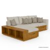 Picture of Mojave Modern Wooden Sectional Sofa With Chaise