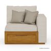 Picture of Mojave Modern Wooden Sectional Sofa With Chaise