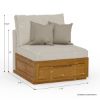 Picture of Mojave Modern Wooden Sectional Sofa With Chaise