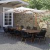 Picture of Cromwell Modern Farmhouse Extra Long Outdoor Dining Table For 10 