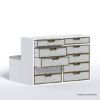 Picture of Midtown Walk In Closet Island with Drawers and Seating