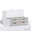 Picture of Midtown Walk In Closet Island with Drawers and Seating