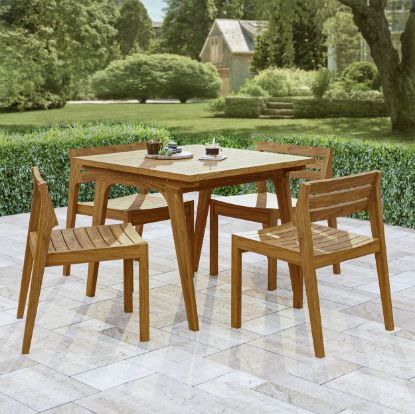 Picture of Lavenham Teak Outdoor Dining Set for 4