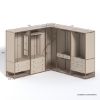 Picture of Yucaipa Modular Solid Wood Corner Walk In Closet system