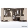 Picture of Yucaipa Modular Solid Wood Corner Walk In Closet system