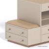 Picture of Yucaipa Master Closet Island with Drawers and Bench