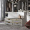 Picture of Midtown Walk In Closet Island with Drawers and Seating