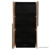 Picture of Porterville Contemporary Fluted Door Wooden Armoire 