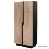 Picture of Porterville Contemporary Fluted Door Wooden Armoire 