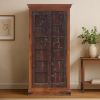 Picture of Montecito Rustic Tall Antique Armoire Cabinet with Shelves