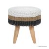 Picture of Altoona Boho Chic Round Seagrass Stool