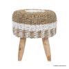 Picture of Tacoma Two Tone Round Seagrass Stool