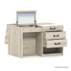 Picture of Tahoe Modern Makeup Vanity Closet Island with Drawers