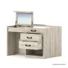 Picture of Tahoe Modern Makeup Vanity Closet Island with Drawers